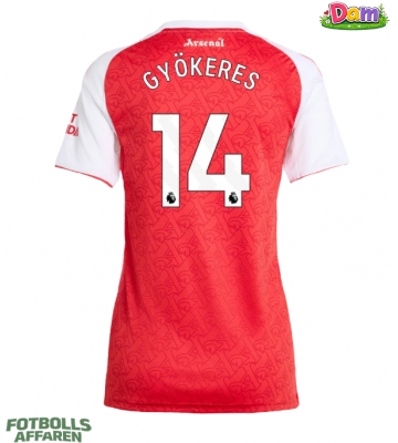 Arsenal Viktor Gyokeres #14 Hemmatröja Kvinnor 2025-26 Kortärmad